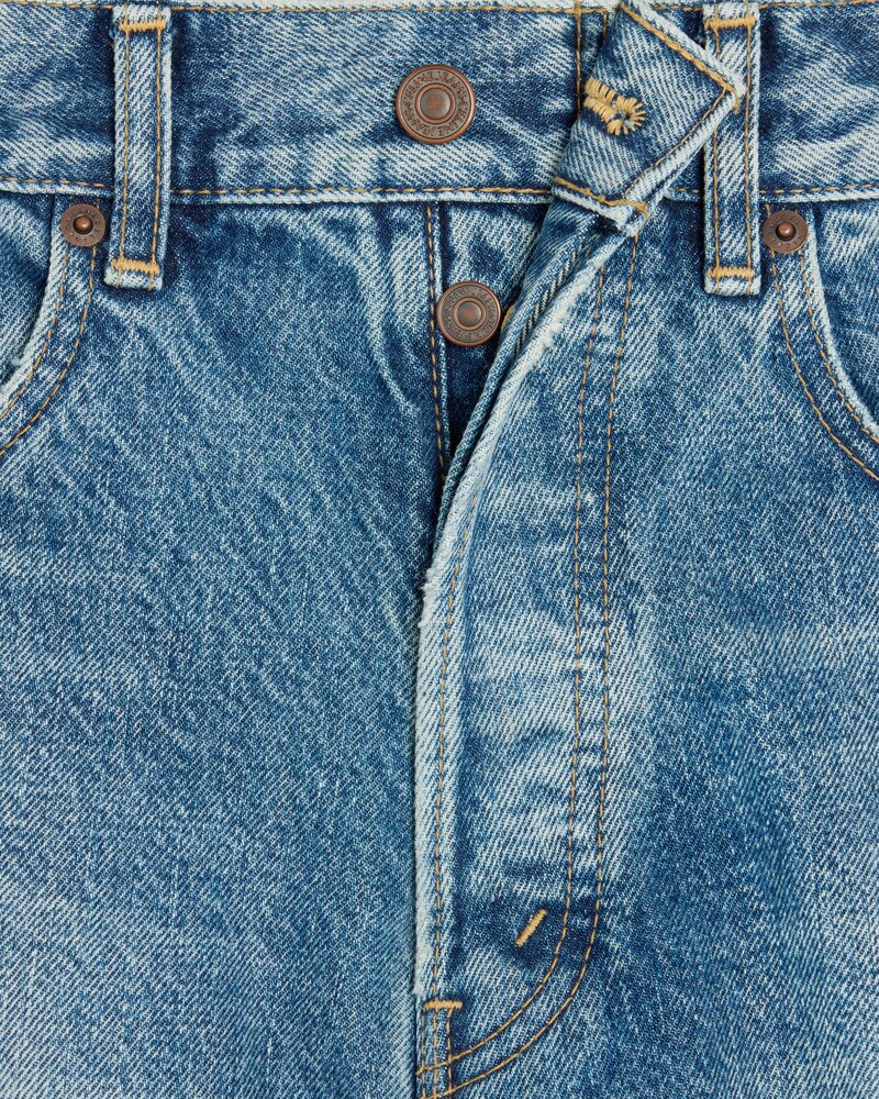 jeans boyfriend 001 brodé denim coton - VIVIENNE GLASS -  - 1 | CELINE