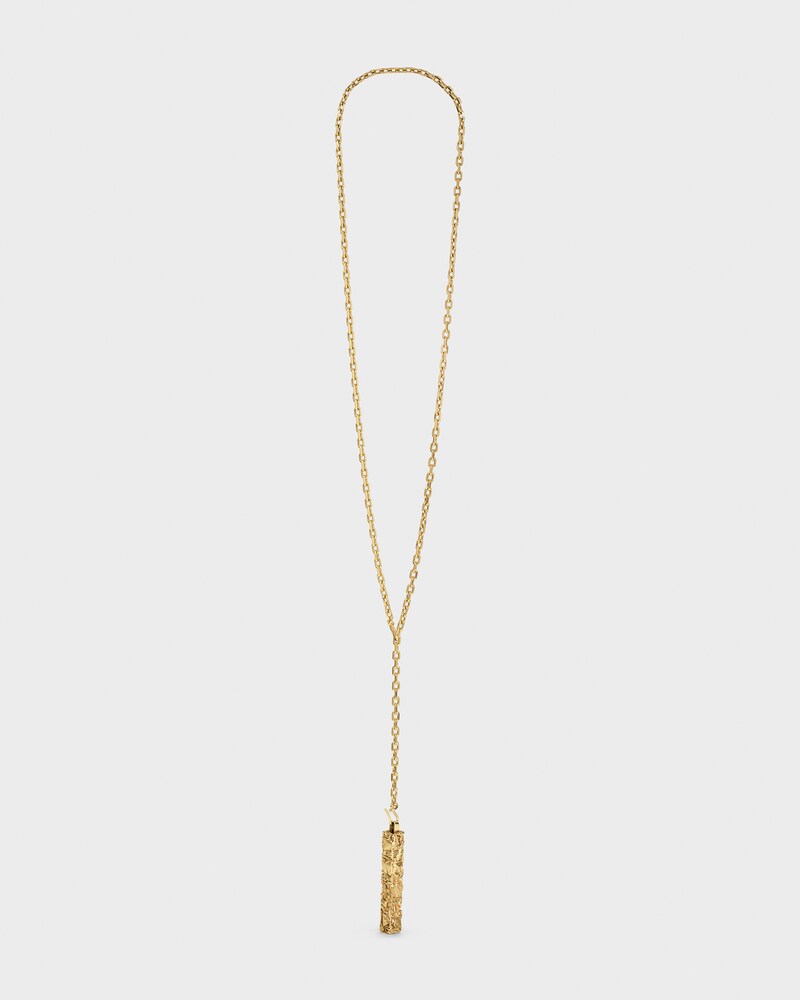 Celine César Project Compression Necklace in Vermeil - Gold - NECKLACES - 1 | CELINE