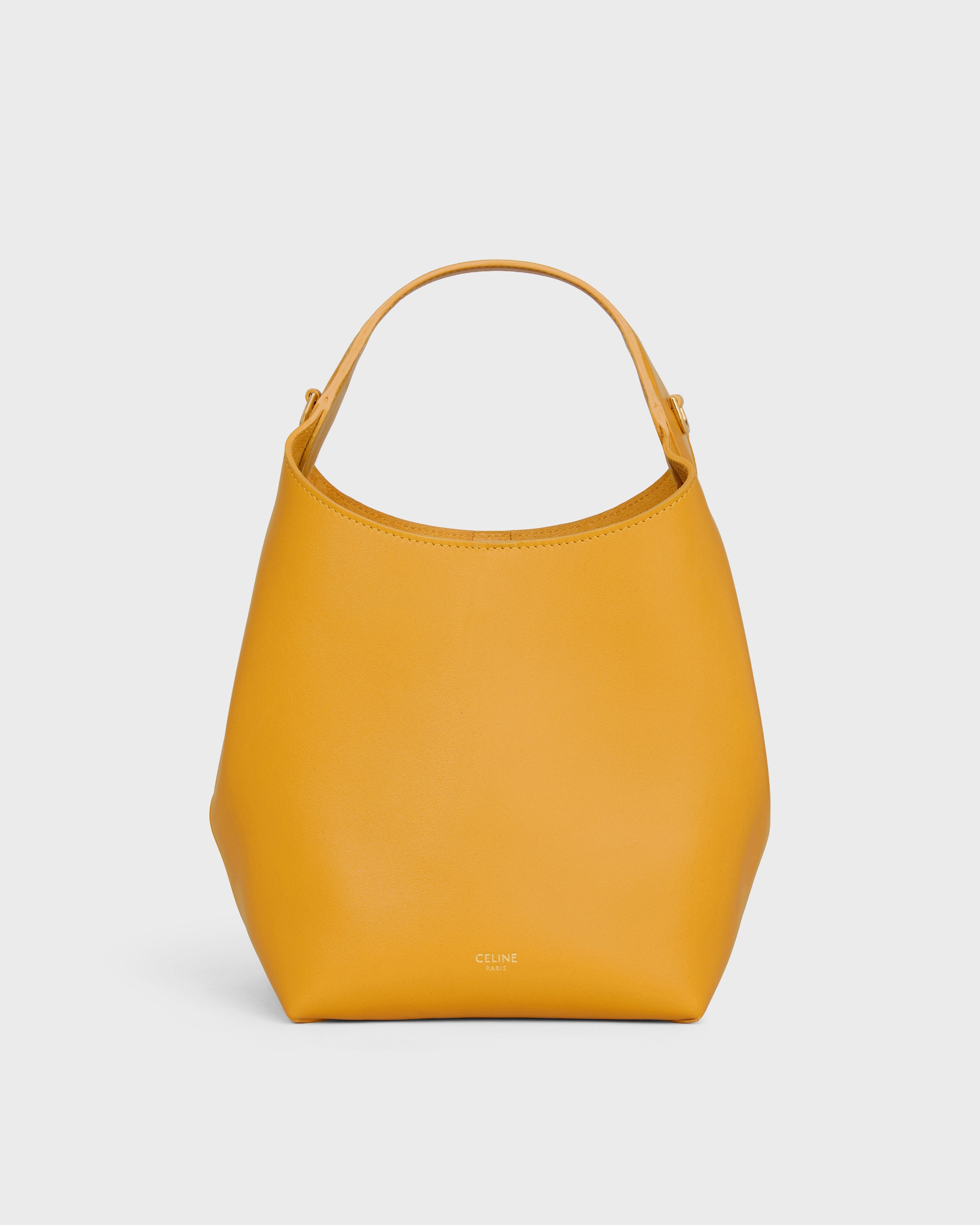 SMALL HOBO IN SUPPLE SMOOTH CALFSKIN - MARIGOLD | CELINE