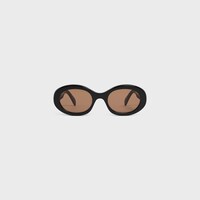 Triomphe 01 sunglasses in Acetate - Black / Nicotine -  - 1 | CELINE