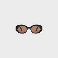 Triomphe 01 sunglasses in Acetate - Black / Nicotine -  - 1 | CELINE