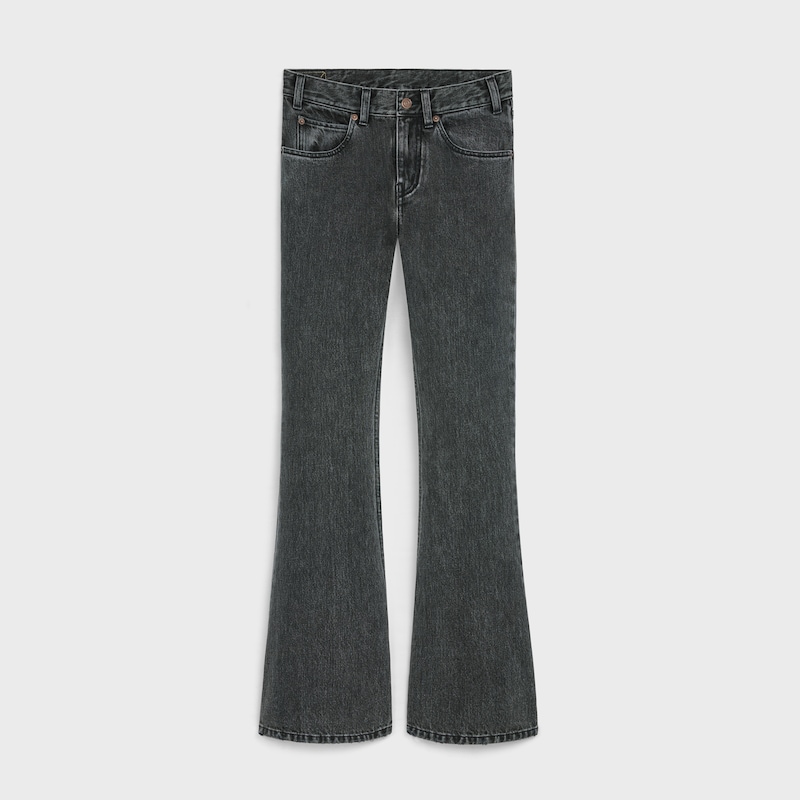 marco jeans in charcoal wash denim - CHARCOAL WASH -  - 1 | CELINE
