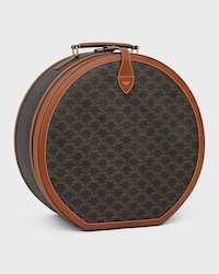 Fedora case in triomphe canvas and calfskin - TAN - LIFESTYLE - 2 | CELINE