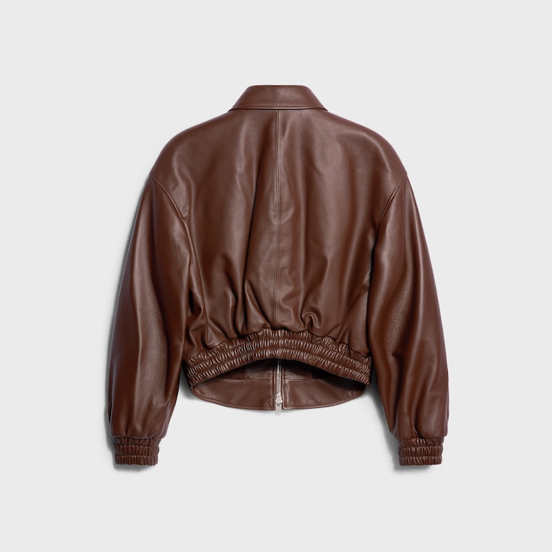 Jacke AUS Lammleder - MAHAGONIBRAUN -  - 1 | CELINE