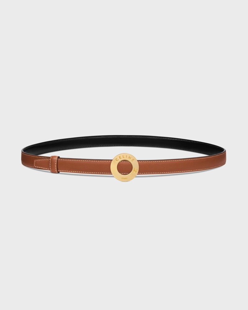 Wendbarer Riemen 18 mm AUS TAURILLON UND NATURBELASSENEM KALBSLEDER -  -  - 1 | CELINE