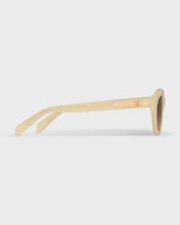 Triomphe Mini 01 sunglasses in Acetate - MILKY LIGHT ORANGE -  - 2 | CELINE