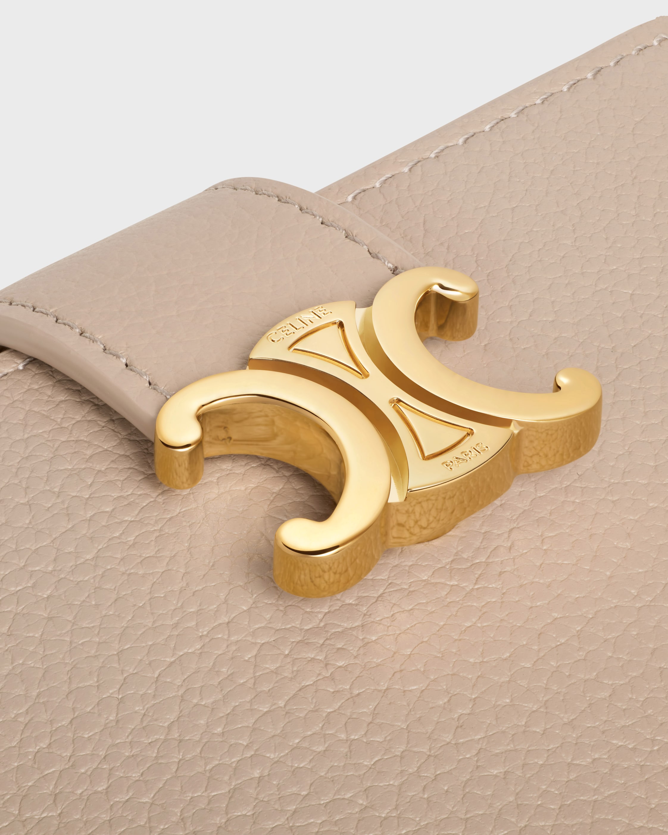 ACCORDEON CARD HOLDER NINO IN SUPPLE GRAINED CALFSKIN - SAFARI