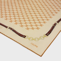 bandana IN heritage silk twill - VANILLA/ORANGE -  - 2 | CELINE