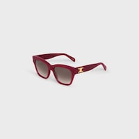 Triomphe 09 Sunglasses in Acetate - MILKY BURGUNDY -  - 2 | CELINE