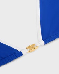 triomphe triangle top em malha mate - AZUL ELÉTRICO - - 2 | CELINE