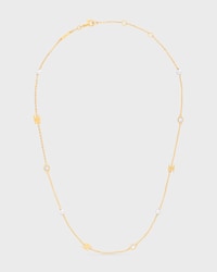 COLLAR LES PERLES CELINE DE STRASS, PERLAS DE RESINA Y LATÓN CON ACABADO DORADO - DORADO/MARFIL -  - 1 | CELINE