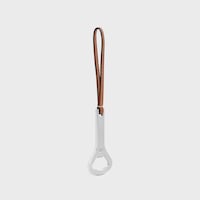 Triomphe Bottle Opener in Steel and calfskin - TAN - SMALL GIFTS - 2 | CELINE