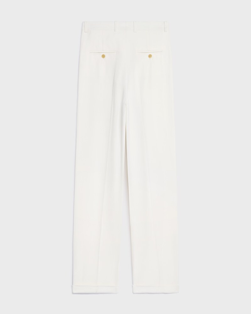 trousers IN viscose CADY - SHELL -  - 1 | CELINE