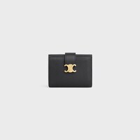 FINE STRAP WALLET NINO IN SUPPLE GRAINED CALFSKIN - BLACK - GIFT FINDER - 1 | CELINE