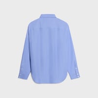 loose shirt IN cotton poplin - BLEU -  - 2 | CELINE