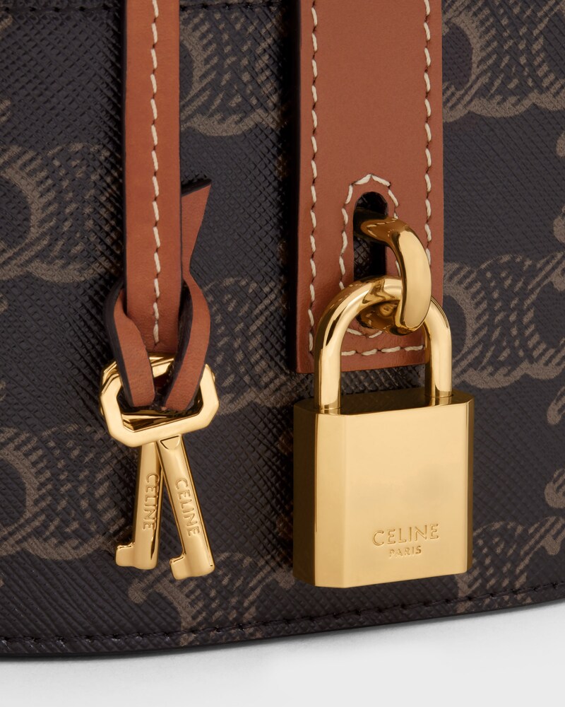 バニティーケース / トリオンフキャンバス＆カーフスキン - タン - トリオンフ キャンバス コレクション - 1 | CELINE