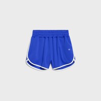 mini shorts IN double face jersey - ELECTRIC BLUE/WHITE -  - 1 | CELINE