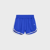 Mini-Shorts aus Doubleface-Jersey - ELEKTROBLAU/WEISS -  - 1 | CELINE