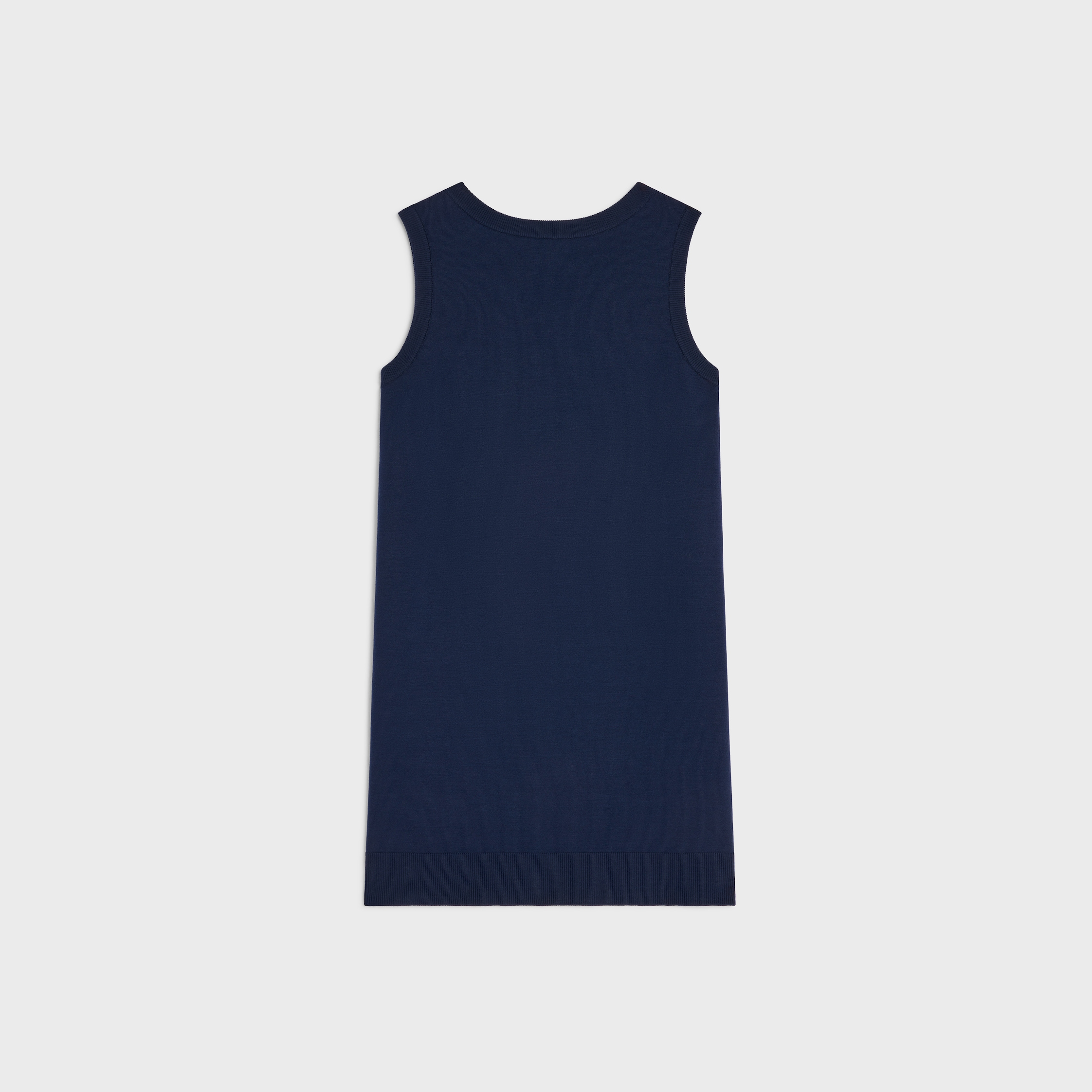 mini dress IN fine wool - DARK BLUE | CELINE