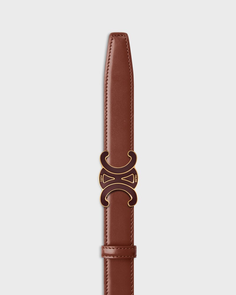 Reversible Strap 25MM IN TAURILLON LEATHER AND CROCODILE EMBOSSED CALFSKIN -  -  - 1 | CELINE