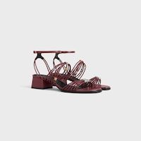 CLÉMENCE SANDALEN MIT ABSATZ AUS ZIEGENLEDER - SYRAH -  - 2 | CELINE