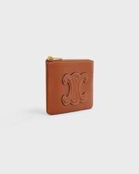 Porte-monnaie  veau lisse - TAN - PETITS CADEAUX - 2 | CELINE