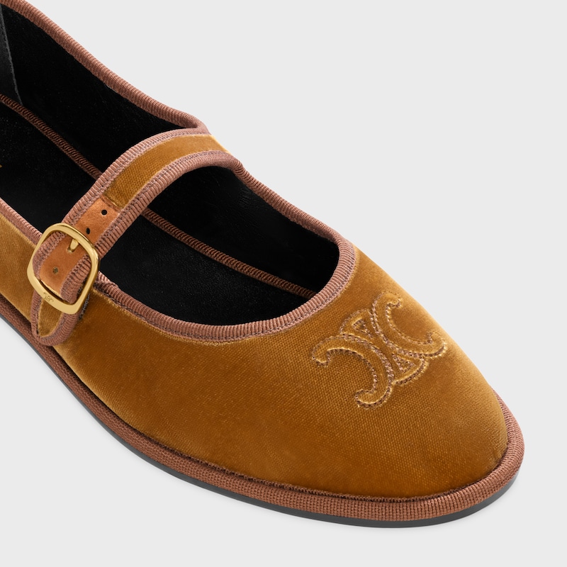 BAILARINA &Egrave;VE TRIOMPHE DE TERCIOPELO - COBRE -  - 1 | CELINE
