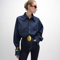 chemise DENIM - DARK RINSED -  - 2 | CELINE