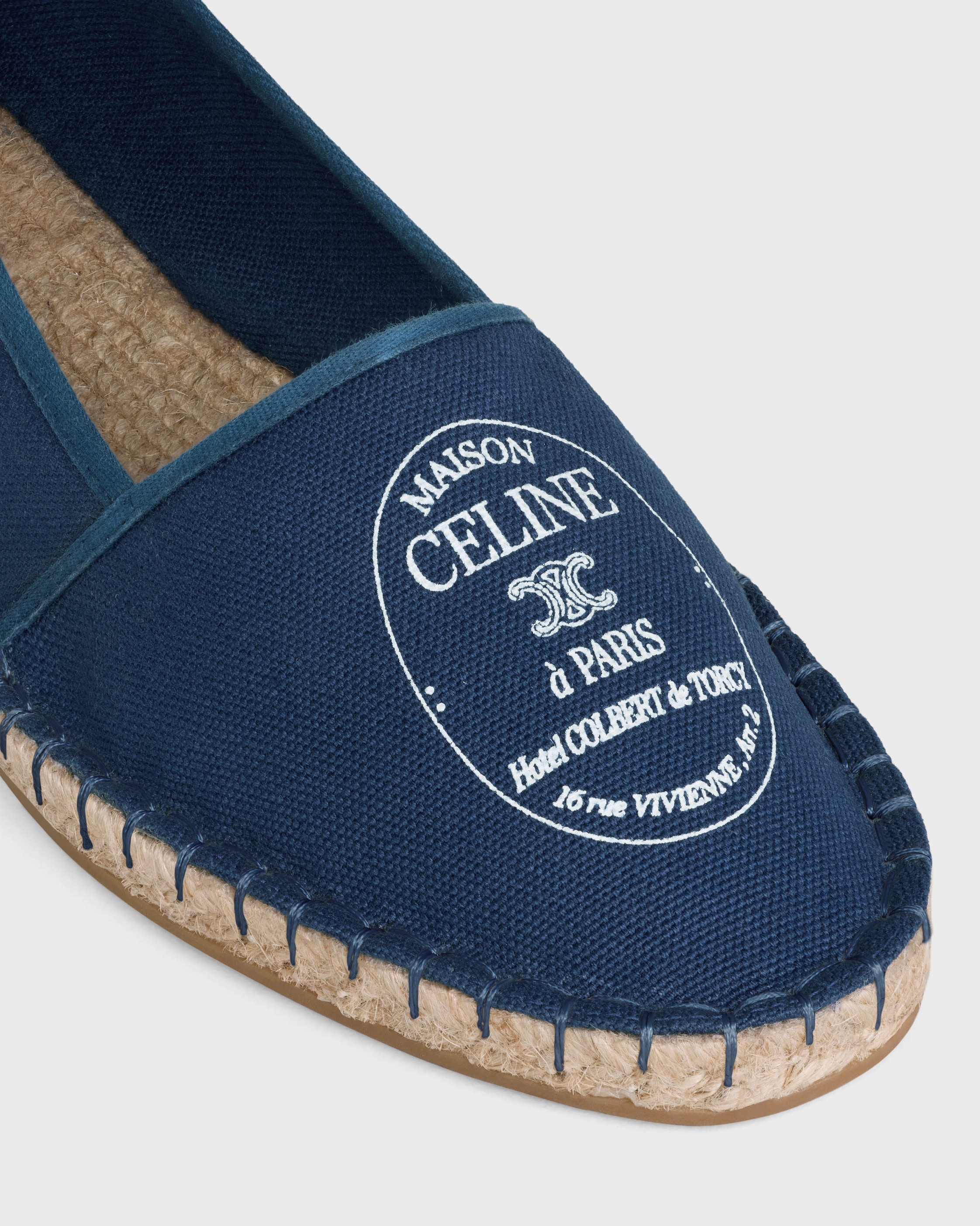 MAISON CELINE ESPADRILLE IN CANVAS - NAVY | CELINE