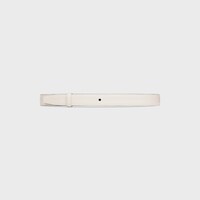 CORREA REVERSIBLE DE 25 MM DE PIEL TAURILLON - NEGRO / ARROZ -  - 2 | CELINE