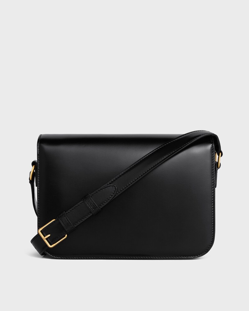 CLASSIQUE TRIOMPHE BAG IN shiny calfskin - BLACK - HAND-PICKED GIFTS - 1 | CELINE