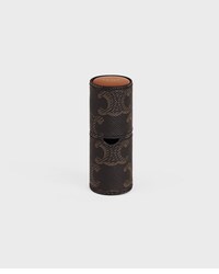 LIPSTICK HOLDER IN TRIOMPHE CANVAS AND CALFSKIN - TAN - GIFT FINDER - 1 | CELINE