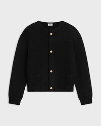 CÁRDIGAN DE LANA - NEGRO -  - 1 | CELINE