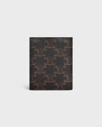 Compact Wallet IN Triomphe Canvas - BLACK - TRIOMPHE CANVAS - 2 | CELINE