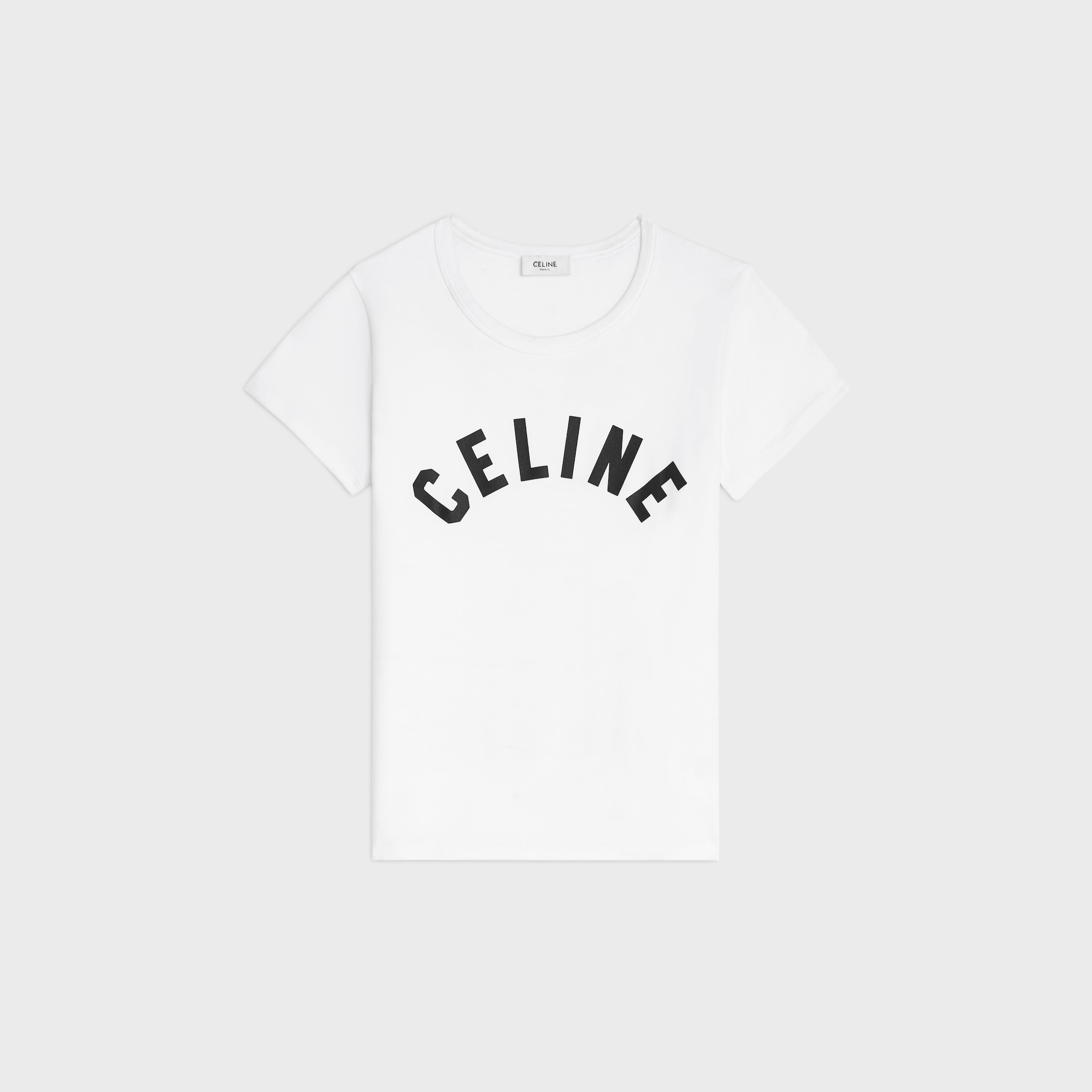 CELINE t-shirt IN RIBBED COTTON JERSEY