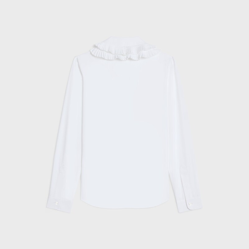shirt IN COTTON POPLIN - WHITE -  - 1 | CELINE