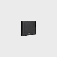 Bi-fold Wallet IN GRAINED CALFSKIN - BLACK - WALLETS - 2 | CELINE
