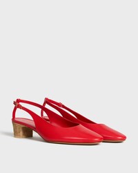 NEO CITY SLINGBACK IN GOATSKIN - ULTRA RED -  - 2 | CELINE