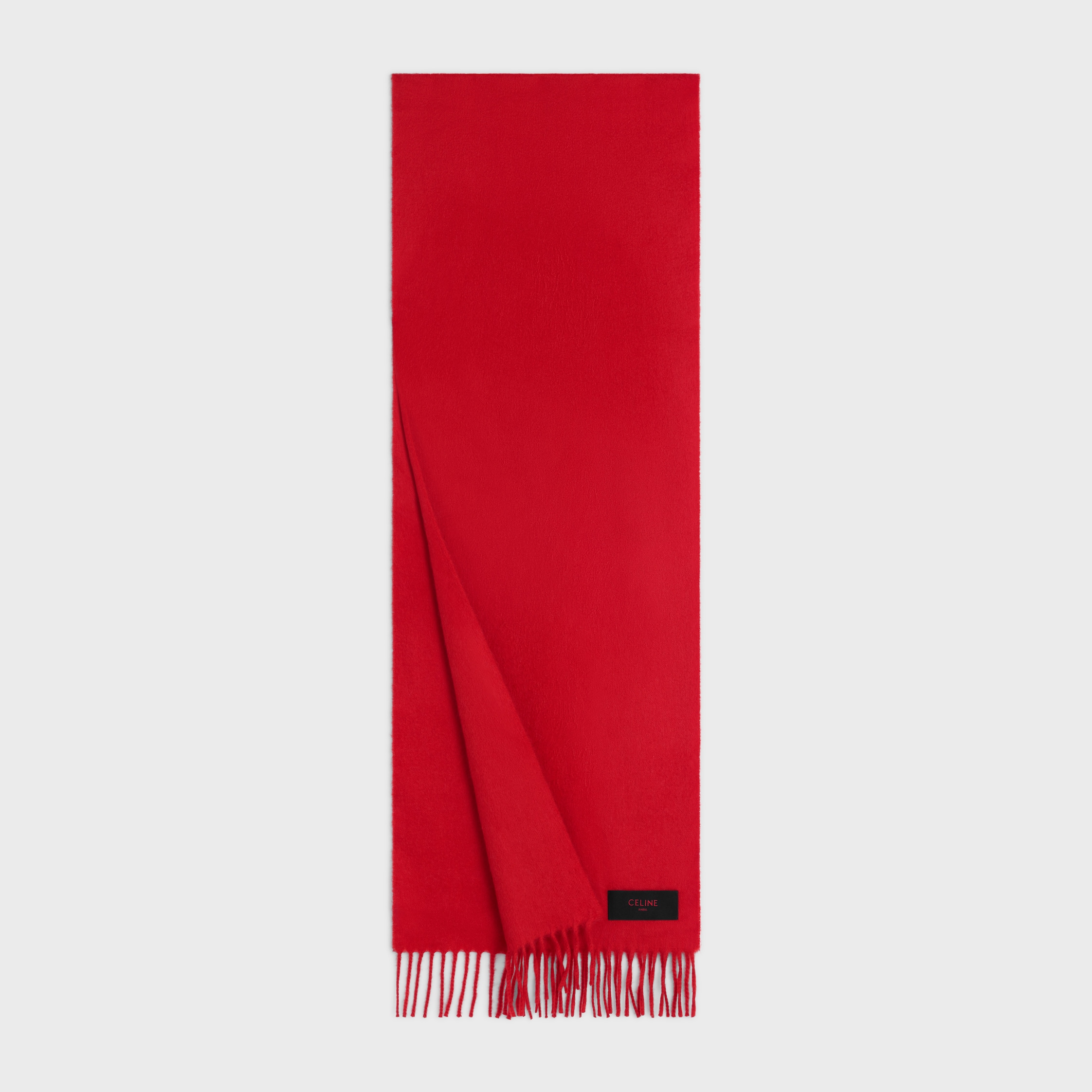 SCARF IN CASHMERE - LIPSTICK | CELINE