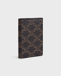 VERTICAL CARD HOLDER IN Triomphe Canvas - BLACK - SMALL GIFTS - 2 | CELINE