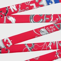 ribbon IN SILK TWILL - RED/BLUE/MULTICOLOR -  - 2 | CELINE