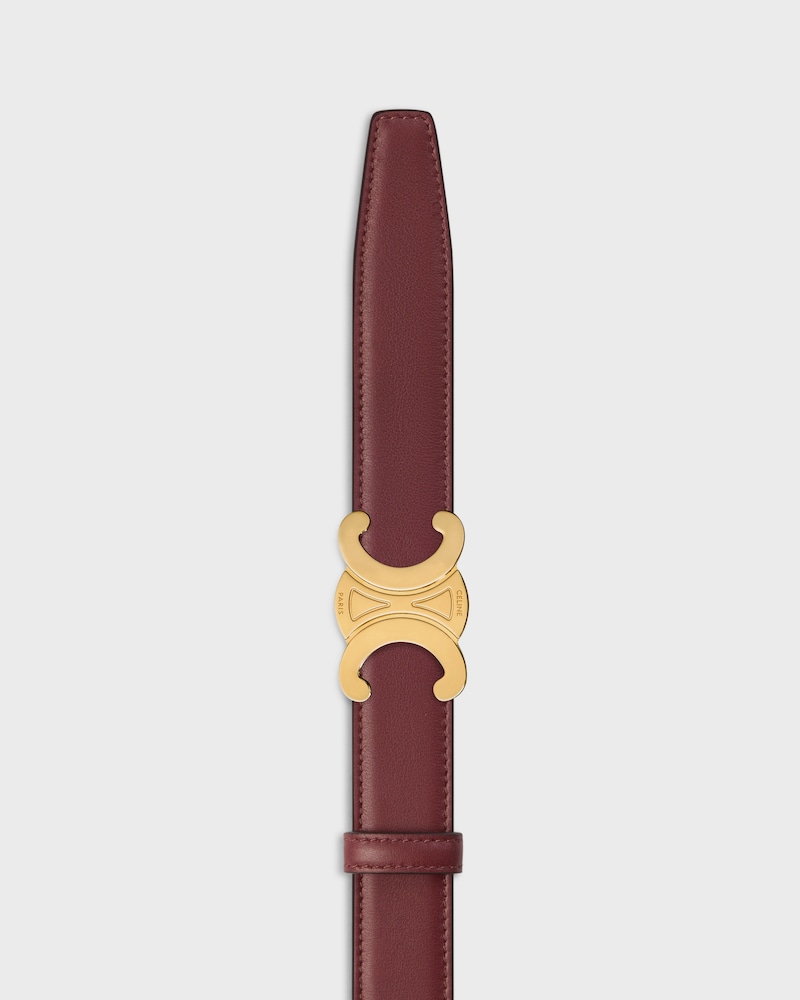 Reversible Strap 25MM IN Smooth and Grained Calfskin -  -  - 1 | CELINE