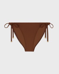 triomphe swimsuit botton in matte jersey - MACASSAR -  - 1 | CELINE