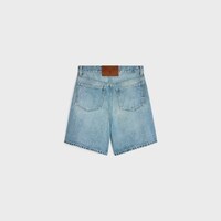 shorts 001 IN cotton denim - TRUE BLUE WASH -  - 2 | CELINE