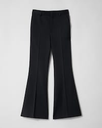 kick 3D flare trousers IN diagonal wool - BLACK -  - 1 | CELINE