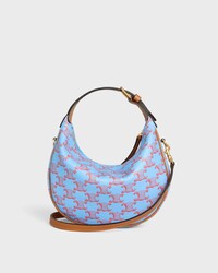 Teen Celine Lulu IN TRIOMPHE CANVAS - DENIM BLUE / RED - LULU - 2 | CELINE