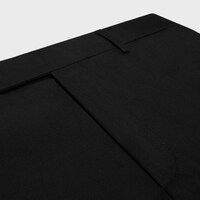 PANTALONES DE ESTILO MOD DE GABARDINA DE LANA - NEGRO -  - 2 | CELINE