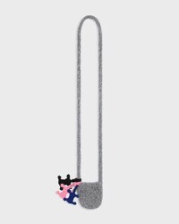 pouch IN cashmere and silk - LIGHT GREY -  - 2 | CELINE