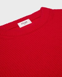 JERSEY CON CUELLO REDONDO DE CACHEMIRA - ROJO -  - 2 | CELINE