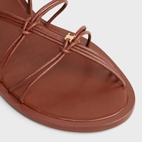 ノット トリオンフ フラットサンダル / ゴートスキン - レッドウッド -  - 2 | CELINE